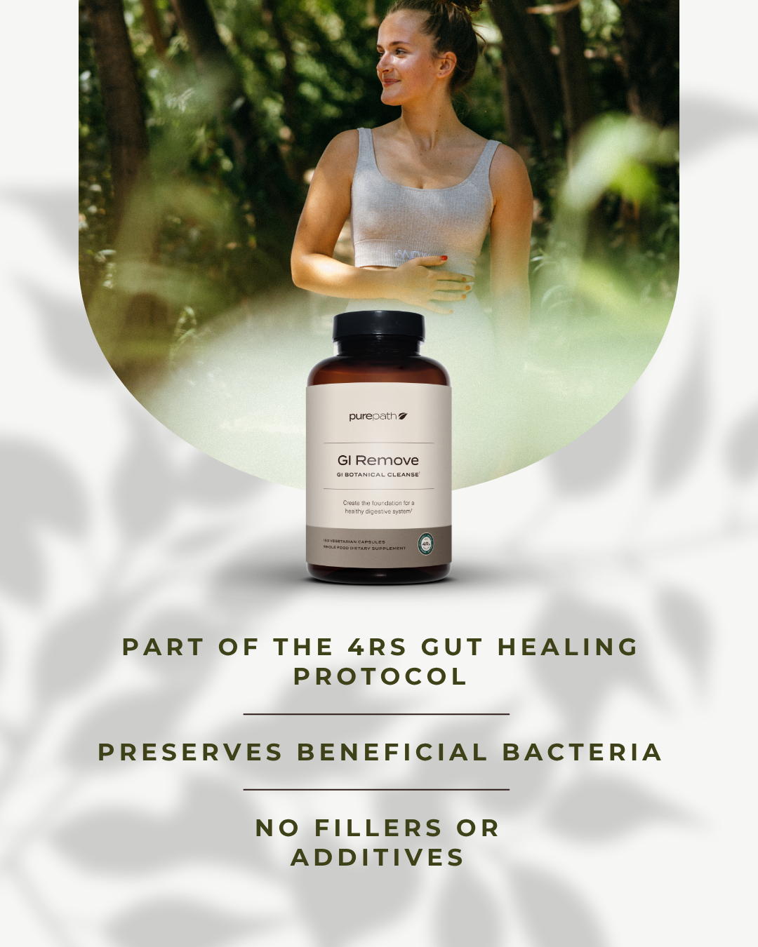 PurePath GI Remove – Berberine & Regenerative Organic Gut Cleanse for SIBO, Candida & Bacterial Overgrowth | 4R Protocol Step 1