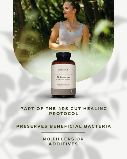 PurePath GI Remove – Berberine & Regenerative Organic Gut Cleanse for SIBO, Candida & Bacterial Overgrowth | 4R Protocol Step 1