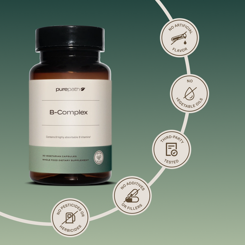 PurePath B-Complex – Active B Vitamins with Regenerative Organic Beets & Burdock