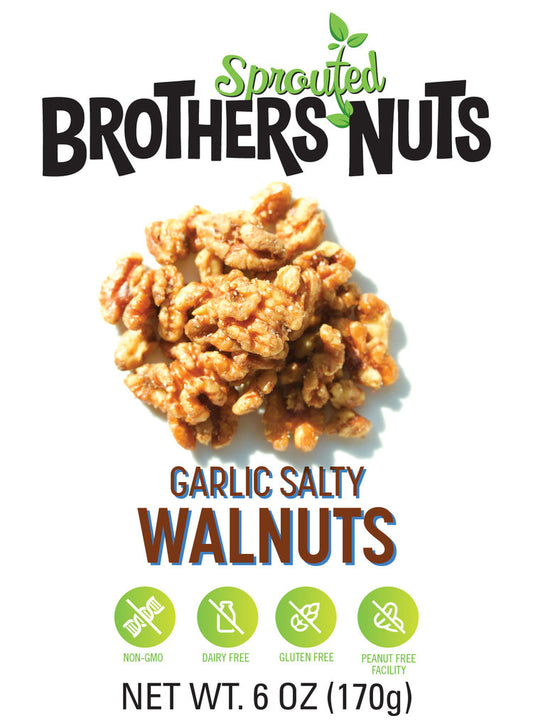 Brother's Nuts - Garlic Salty Walnuts