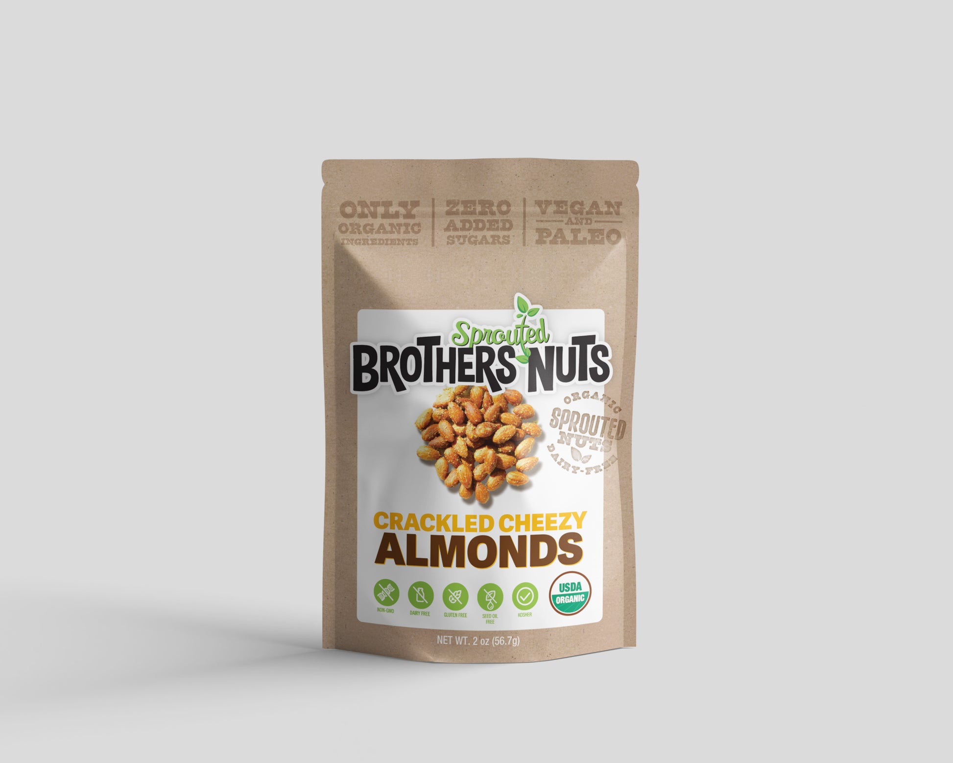 Brother's Nuts - Crackled Cheezy Almonds