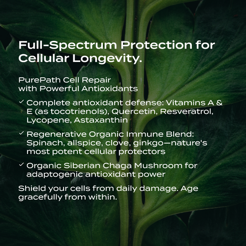 PurePath Cell Repair – Full-Spectrum Antioxidant Formula with Regenerative Organic Immune Blend for Cellular Health