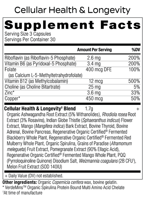 Cellular Health & Longevity