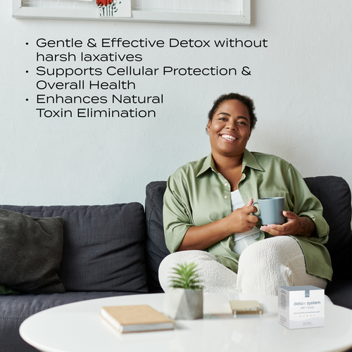 Detox System – Natural Liver & Body Cleanse | Gentle 2-Part Detox with Milk Thistle, Glutathione & Activated Charcoal