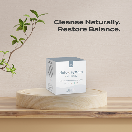 Detox System – Natural Liver & Body Cleanse | Gentle 2-Part Detox with Milk Thistle, Glutathione & Activated Charcoal