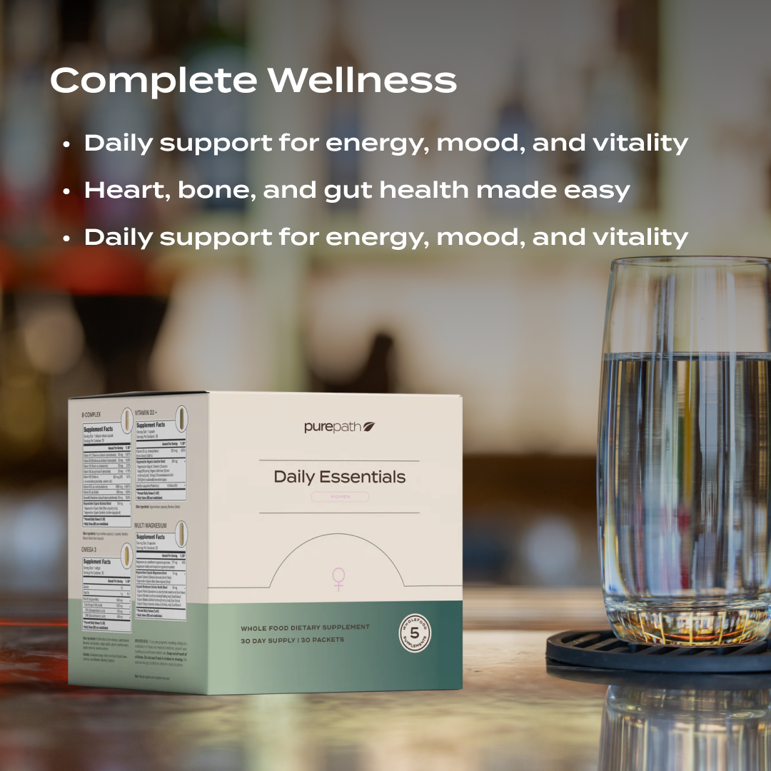 PurePath Daily Essentials for Women – Complete 5-in-1 Daily Vitamin Pack