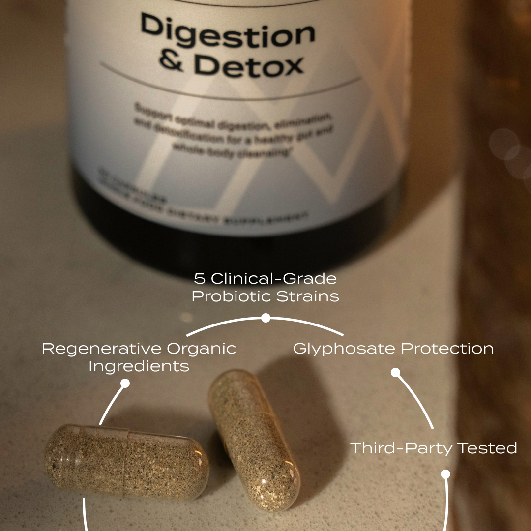 Digestion & Detox – Advanced Gut Health, Probiotic & Detoxification Formula
