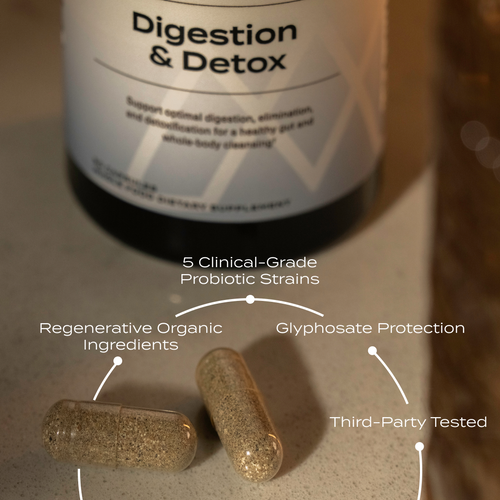 Digestion & Detox – Advanced Gut Health, Probiotic & Detoxification Formula