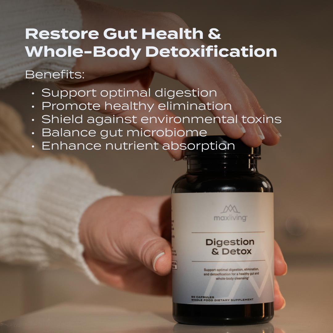 Digestion & Detox – Advanced Gut Health, Probiotic & Detoxification Formula
