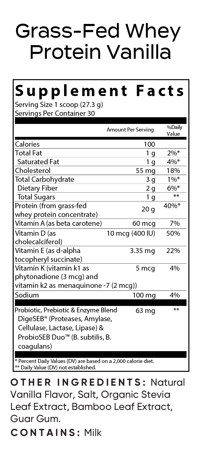 Grass-Fed Whey Protein