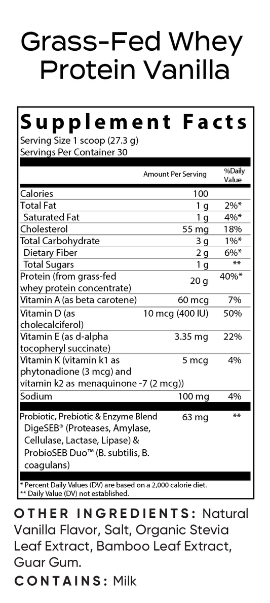 Grass-Fed Whey Protein