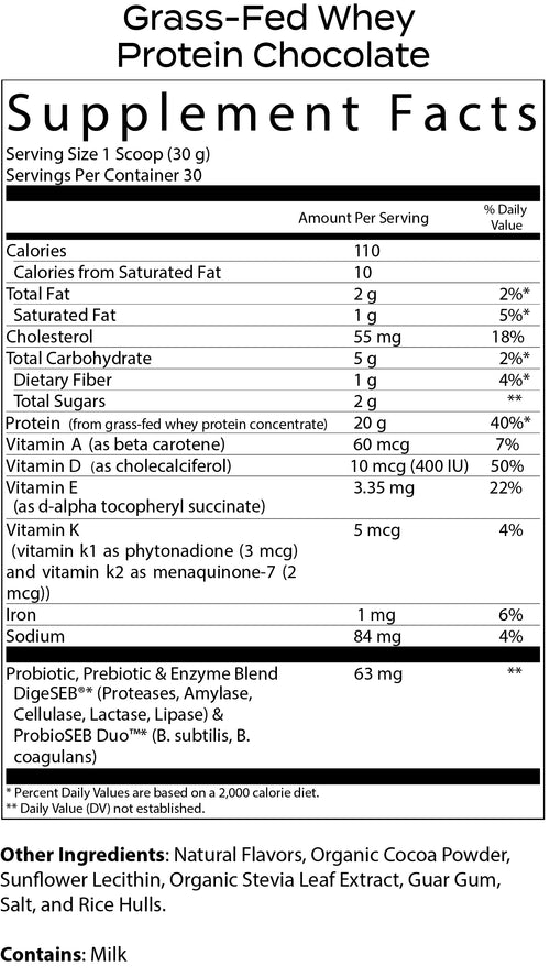 Grass-Fed Whey Protein