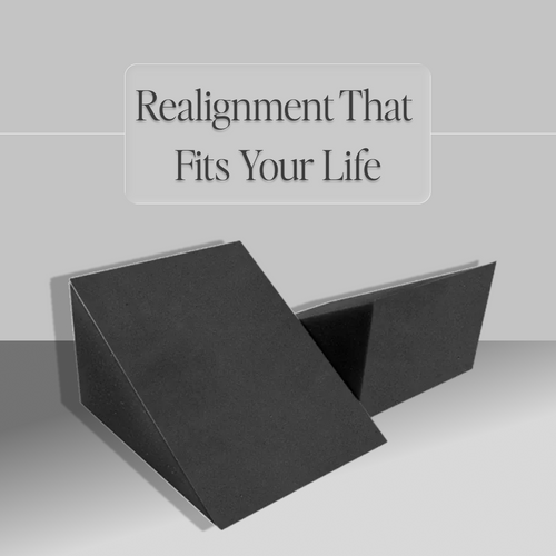 MaxLiving Triangular Pelvic/Lumbar Wedges – Correct Pelvic Rotation & Lumbar Subluxation (Set of 2)