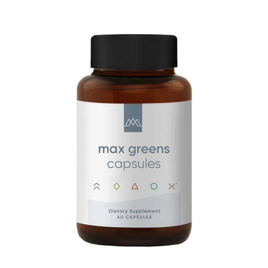 PurePath Max Greens Caps – Organic Superfood Capsules with Probiotics | Veggies, Berries & Mushrooms