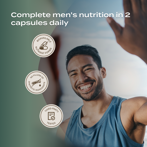 PurePath Men's Multivitamin – Complete Daily Nutrition with Prostate, Testosterone & Energy Support