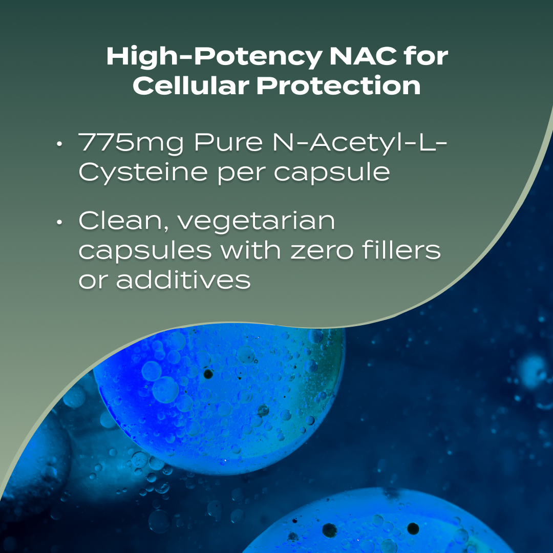 PurePath Pro NAC – 775mg N-Acetyl-L-Cysteine for Glutathione, Liver Detox, Respiratory & Immune Support