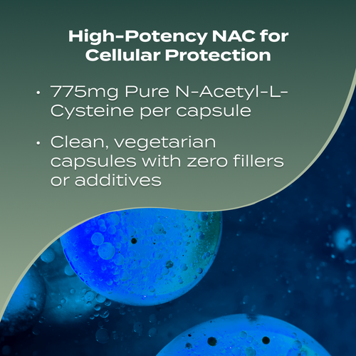 PurePath Pro NAC – 775mg N-Acetyl-L-Cysteine for Glutathione, Liver Detox, Respiratory & Immune Support