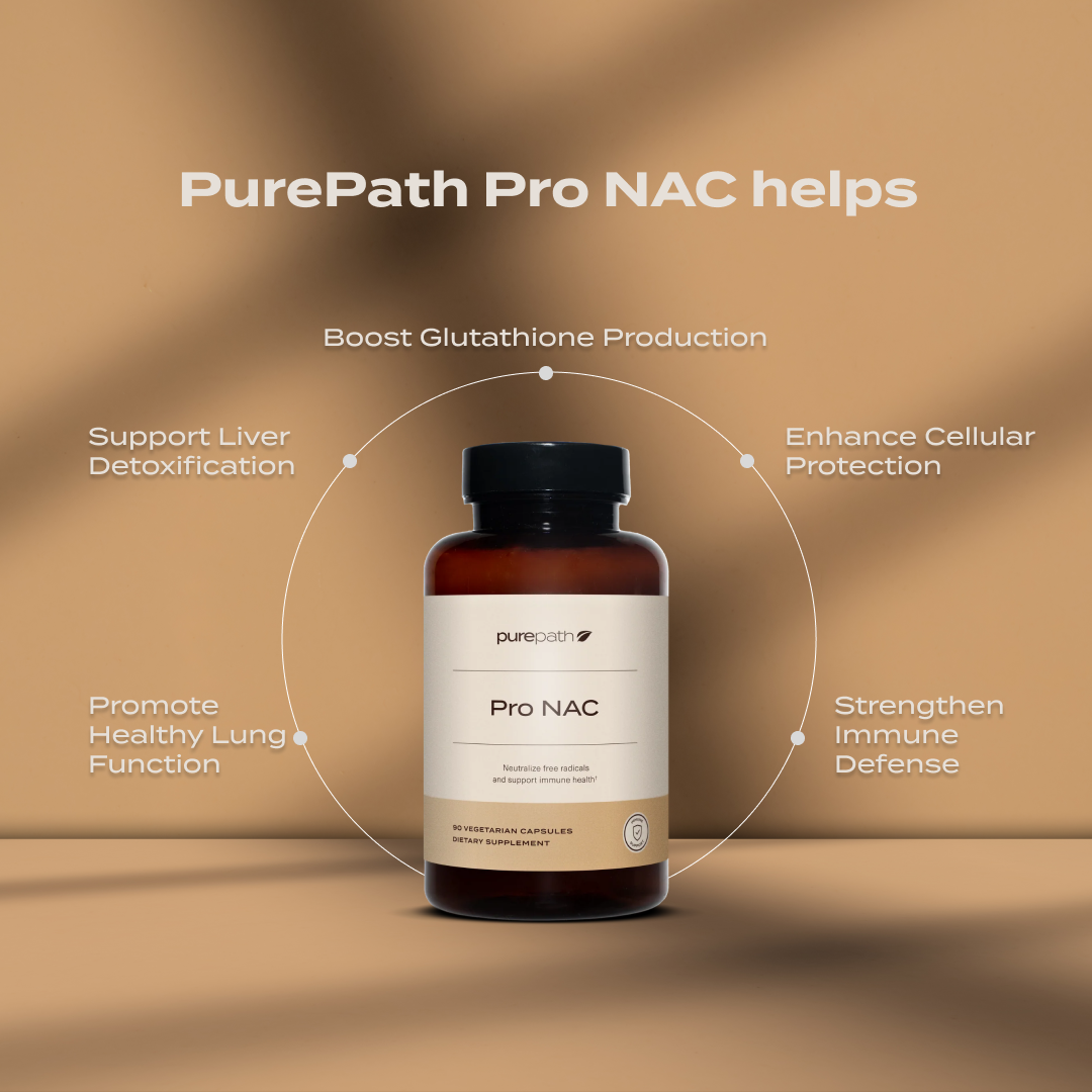 PurePath Pro NAC – 775mg N-Acetyl-L-Cysteine for Glutathione, Liver Detox, Respiratory & Immune Support