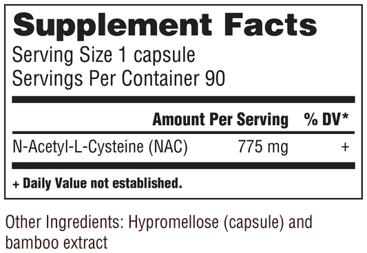PurePath Pro NAC – 775mg N-Acetyl-L-Cysteine for Glutathione, Liver Detox, Respiratory & Immune Support