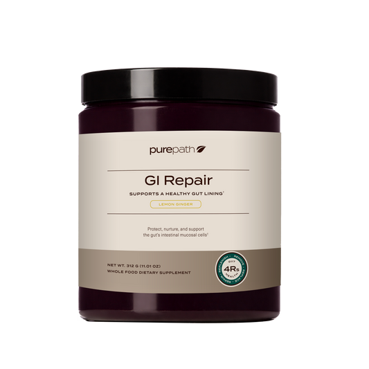 PurePath GI Repair – Gut Lining Support with L-Glutamine, Zinc Carnosine & Regenerative Organic Botanicals (60 Servings)