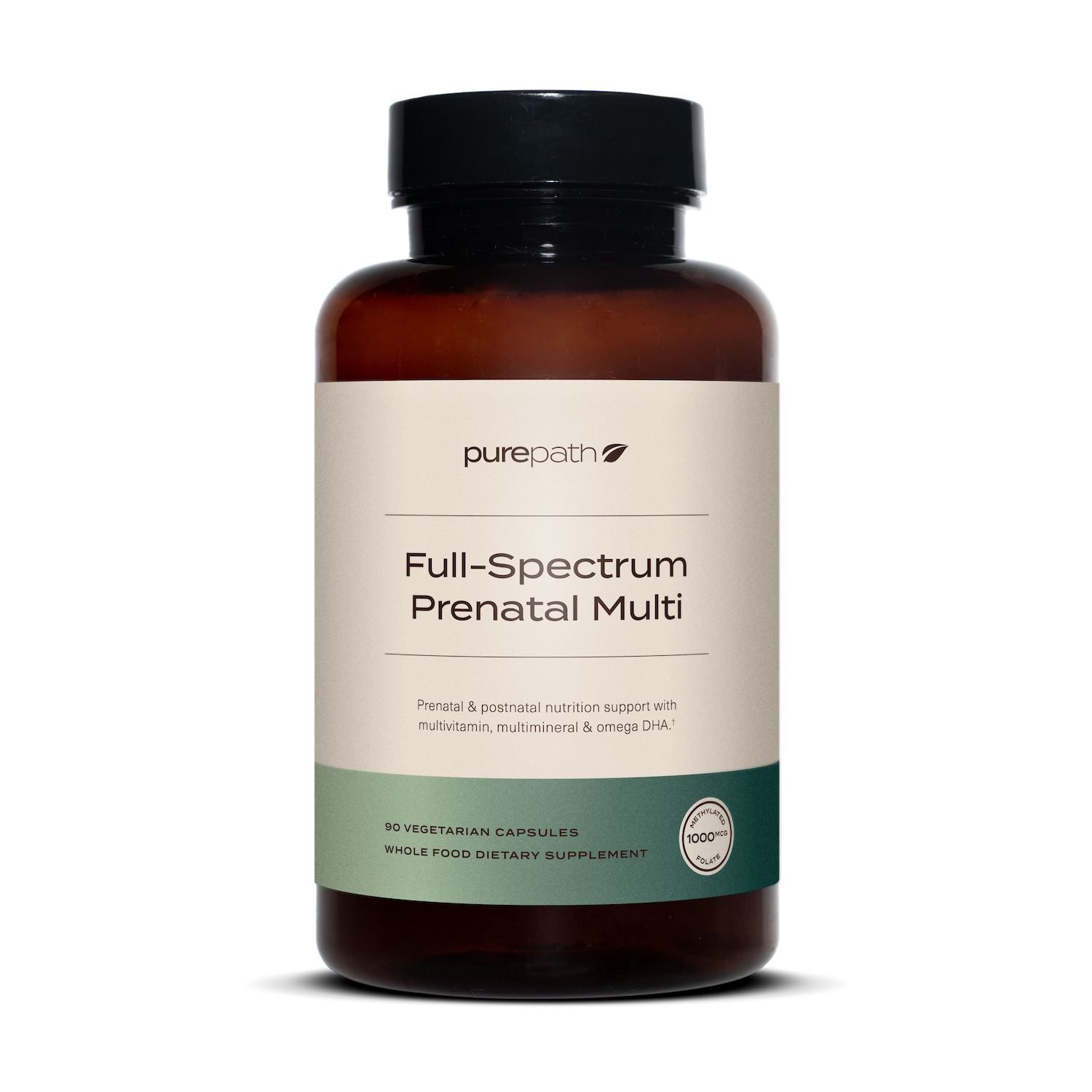 Full-Spectrum Prenatal Multivitamin | Folate, DHA & Probiotics ...