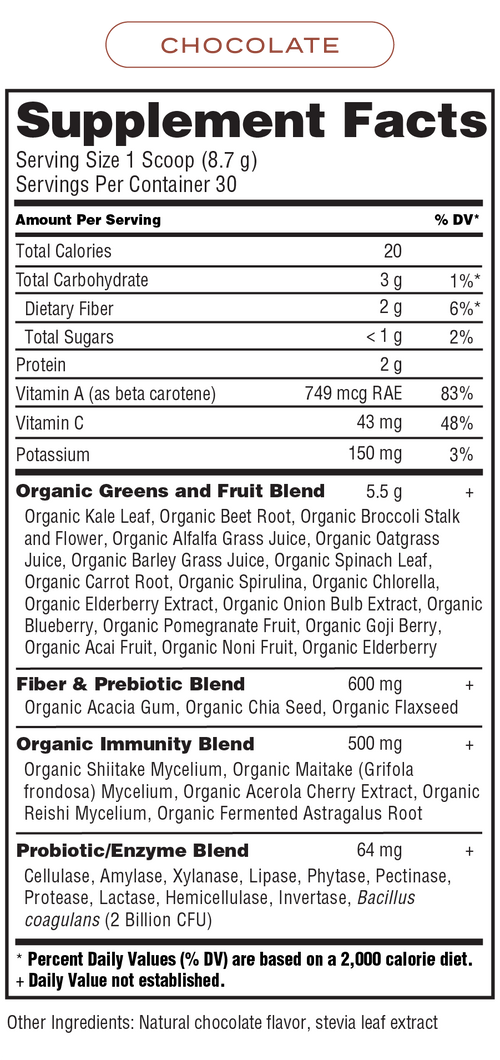PurePath Max Greens Chocolate