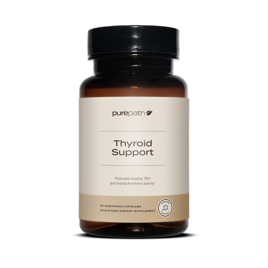 PurePath Thyroid Support – Natural Thyroid Supplement with Selenium, Zinc & Regenerative Organic Herbal Blend for Metabolism & Energy