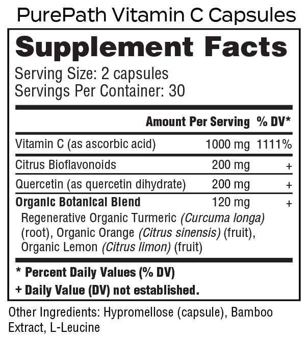 PurePath Vitamin C Capsules