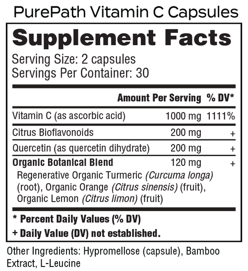PurePath Vitamin C Capsules