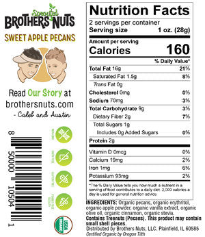 Brother's Nuts - Sweet Apple Pecans