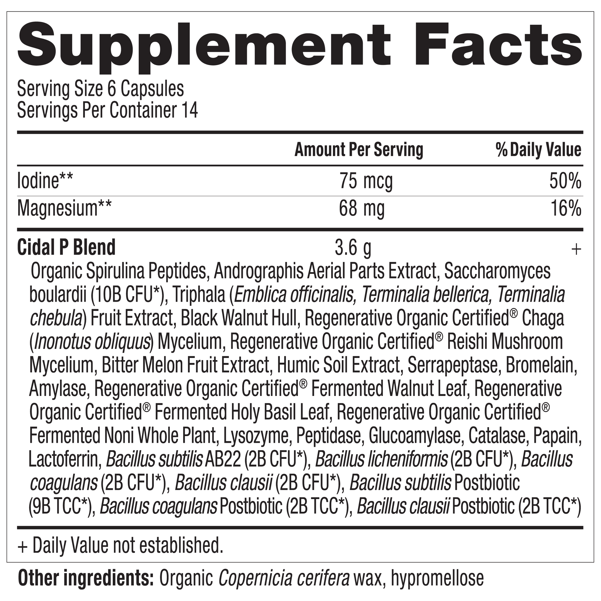 Kingdom Health Sciences - Cidal P