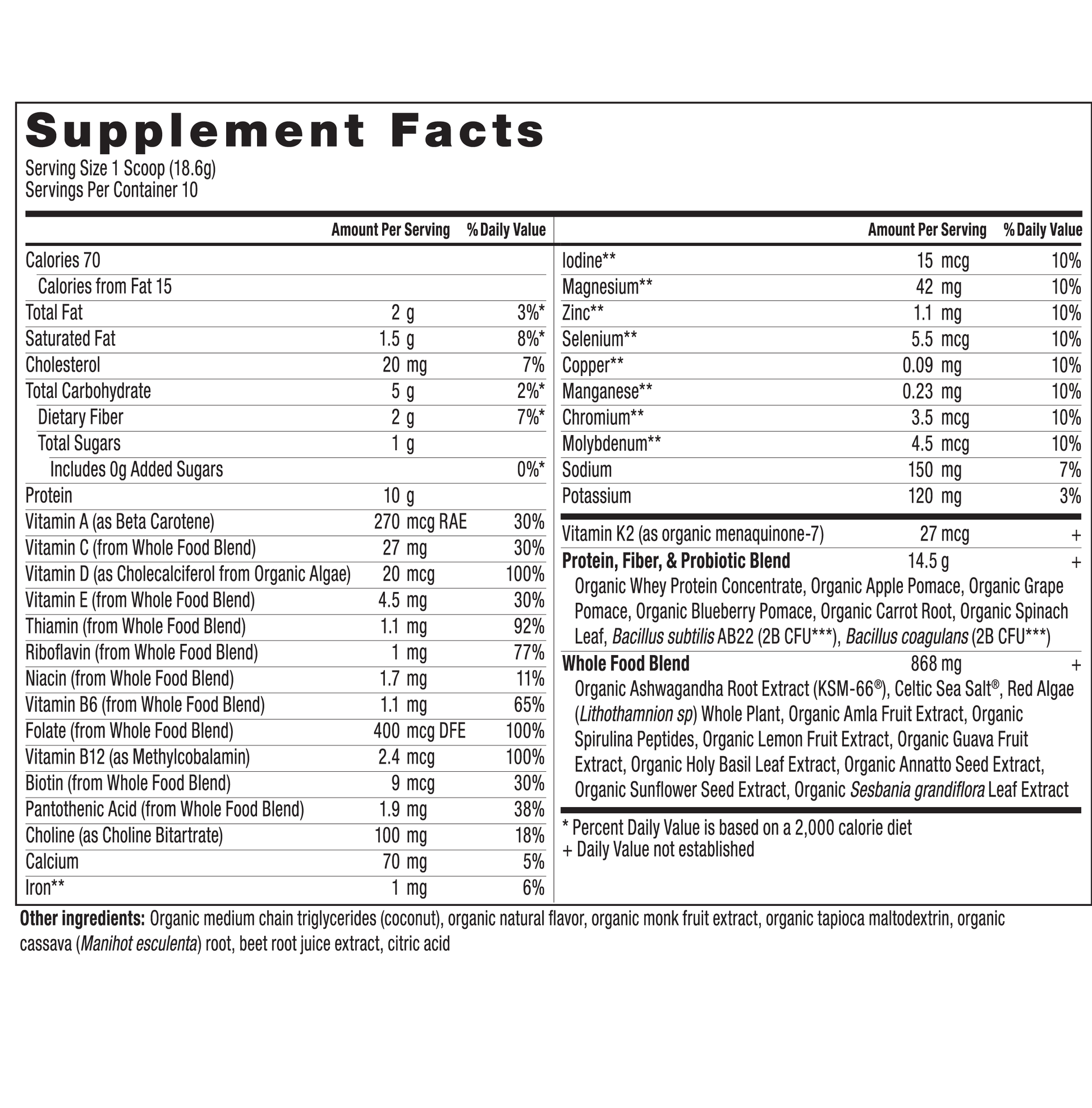 Kingdom Health Kids - Organic Morning Meal for Kids
