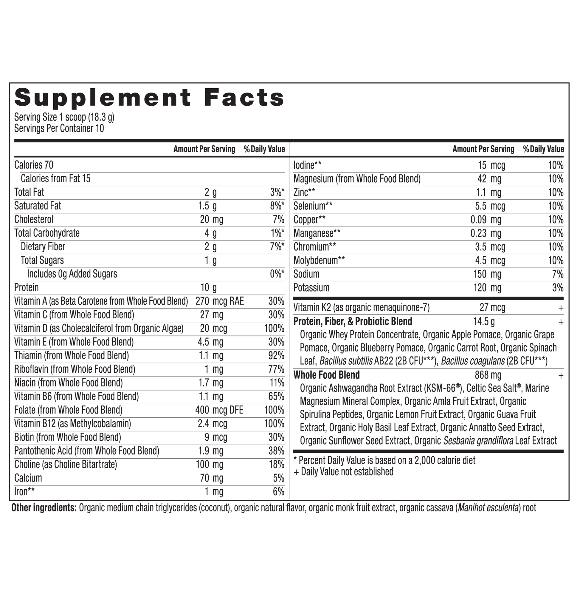 Kingdom Health Kids - Organic Morning Meal for Kids