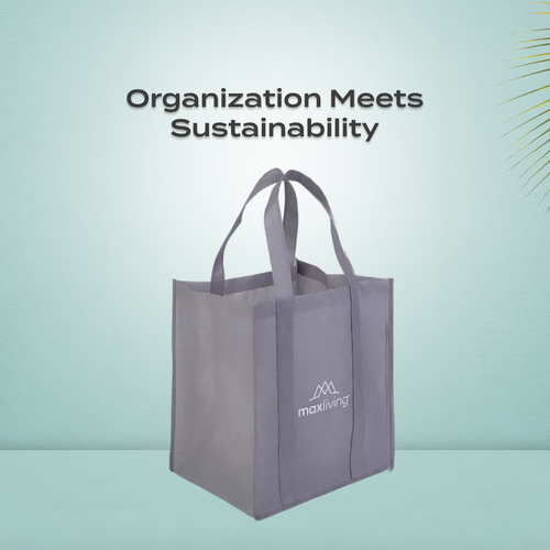 MaxLiving Tote Bag – Eco-Friendly Storage for Homecare Kit & Reusable Grocery Bag