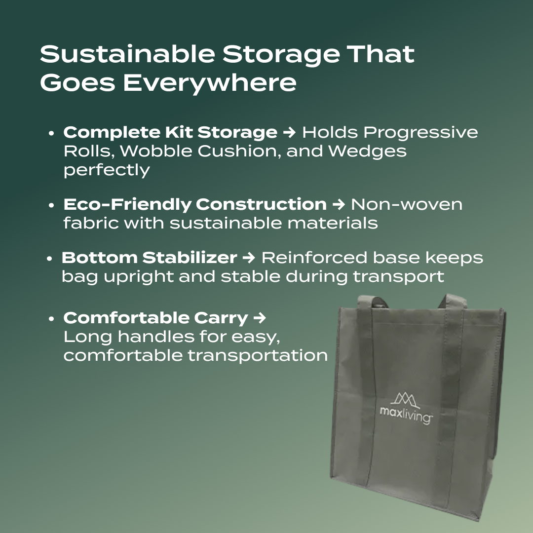 MaxLiving Tote Bag – Eco-Friendly Storage for Homecare Kit & Reusable Grocery Bag