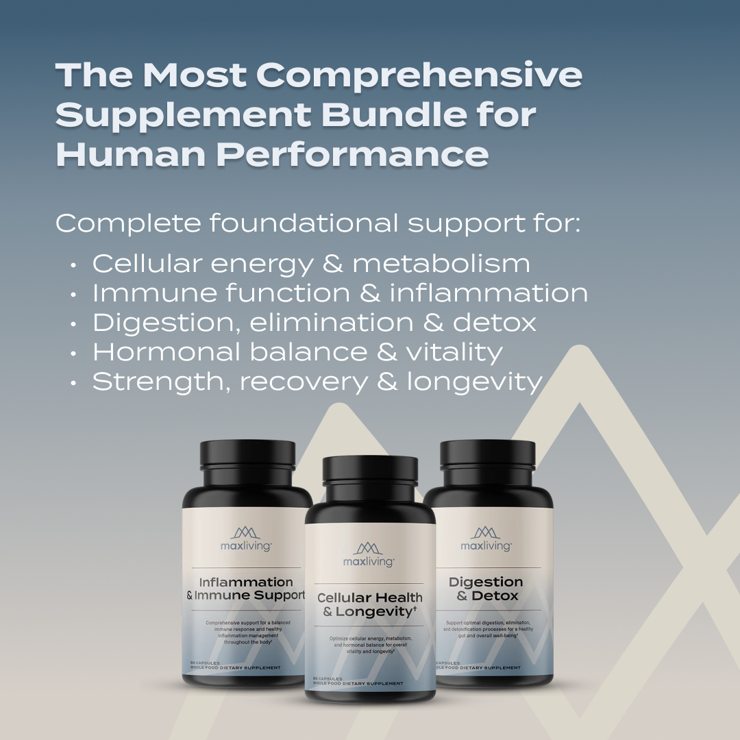 The Foundational 3 – Complete Supplement Bundle for Cellular Health, Immunity & Digestion
