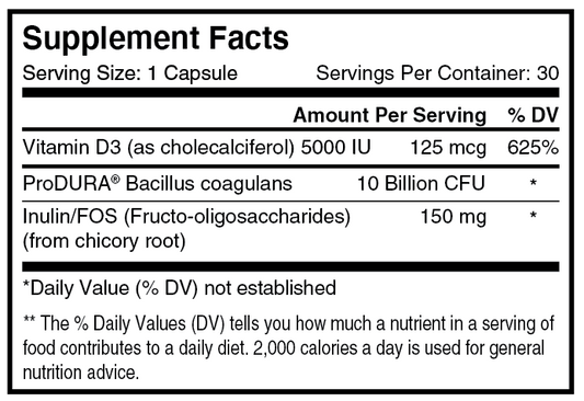 Vitamin D3 + Probiotics