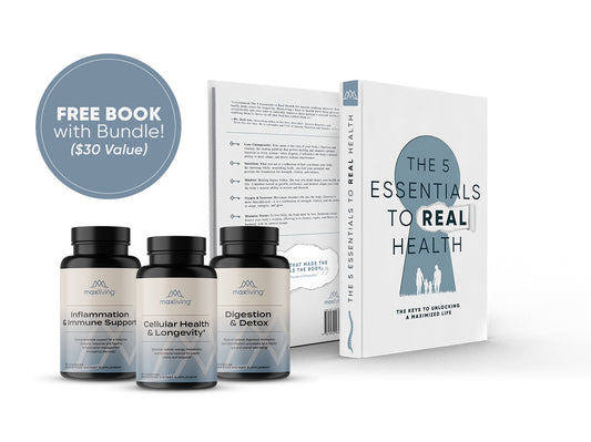 The Foundational 3 Bundle + A FREE Copy of The 5 Essentials to REAL Health Book